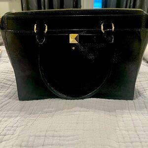 Kate Spade black patent leather bag